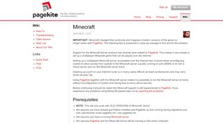
                            9. Pagekite - Minecraft