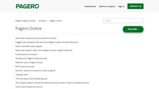 
                            10. Pagero Online – Pagero Support Center