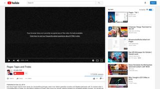 
                            2. Pages Tipps und Tricks - YouTube