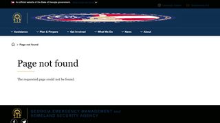 
                            1. Pages - webEOC - Georgia Emergency Management Agency