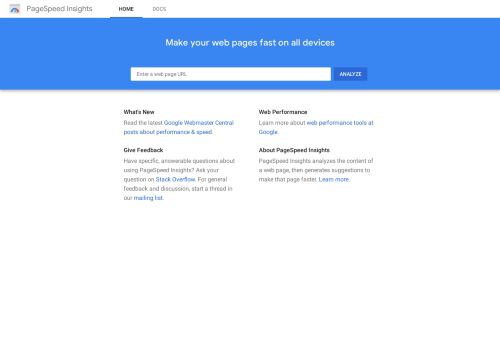 
                            4. PageSpeed Insights - Google Developers