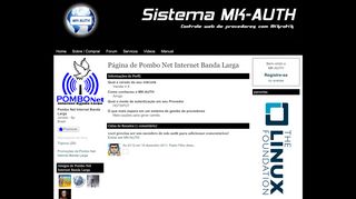 
                            12. Página de Pombo Net Internet Banda Larga - MK-AUTH