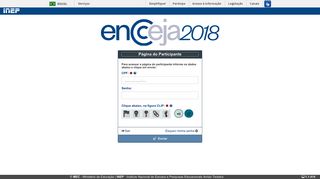 
                            2. Página do Participante - Encceja - Inep