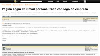 
                            6. Página Login de Gmail personalizada con logo de empresa - Foros ...