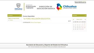 
                            2. Página Principal (home) - Educación Básica