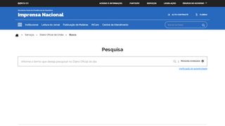 
                            10. página Resultados da pesquisa - Diário Oficial ... - Imprensa Nacional