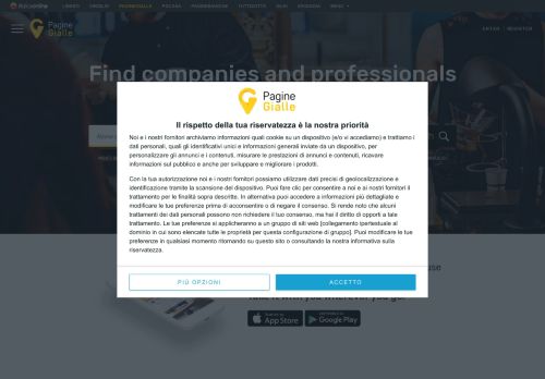 
                            5. PagineGialle: Find info and reviews on Italian companies