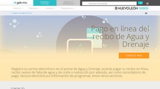 
                            5. Pago en línea del recibo de Agua y Drenaje | nl.gob.mx