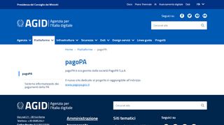 
                            5. pagoPA|Agenzia per l'Italia digitale