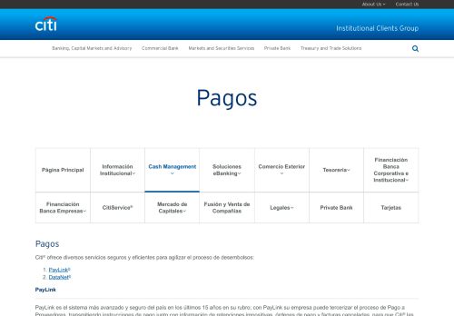 
                            4. Pagos - Citibank