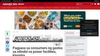 
                            10. Pagpasa sa consumers ng gastos sa nilindol na power facilities, kinontra