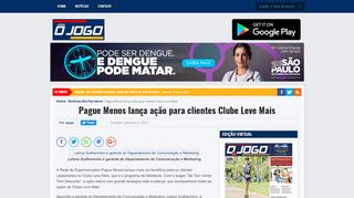 
                            10. Pague Menos lança ação para clientes Clube Leve Mais - O JOGO