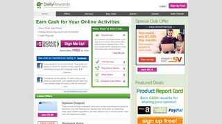
                            7. Paid Email & Cash for Shopping Online - DailyRewards