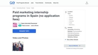 
                            9. Paid marketing internship programs in Spain (no application fees) | Go ...