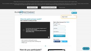 
                            6. Paid Online Surveys, Take Surveys - GlobalTestMarket
