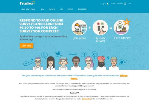 
                            13. Paid Online Surveys - Triaba Philippines | Make Money Online