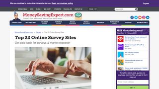 
                            6. Paid surveys: do online surveys for money - MSE - Money ...