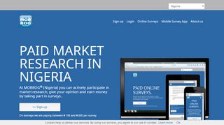 
                            2. Paid Surveys Nigeria | MOBROG ® Online Surveys and Polls | Make ...