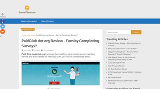 
                            2. PaidClub dot org Review - Earn by Completing Surveys? - ScamFinance