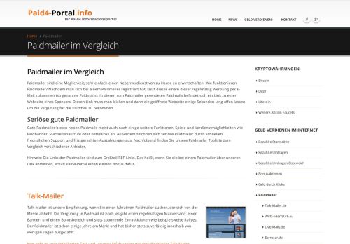 
                            13. Paidmailer Topliste - Paidmailer im Vergleich - Paid4-Portal