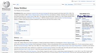 
                            9. Paine Webber - Wikipedia