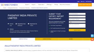 
                            9. PAISAPAY INDIA PRIVATE LIMITED - Company, registration details ...
