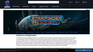 
                            11. paizo.com - Organized Play / Starfinder Society