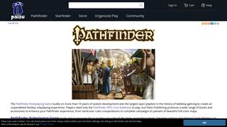 
                            8. paizo.com - Store / Pathfinder