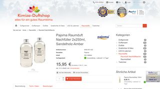 
                            7. Pajoma Raumduft Nachfüller 2x250ml, Sandelholz ... - kimiza.dufthop