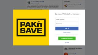 
                            7. Pak 'n' Save Sticky club... how are you... - Facebook