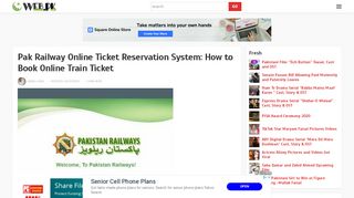 
                            6. Pak Railway Online Ticket Reservation System: How to ...