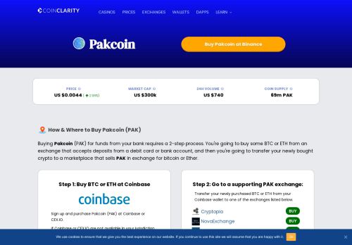 
                            7. Pakcoin | Coin Clarity