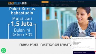 
                            10. Paket Kursus | BabaStudio | Kursus Web & Digital Marketing Dengan ...