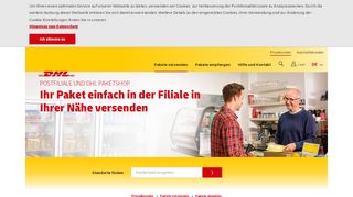 
                            5. Pakete in einer DHL Filiale und DHL Paketshops in der Nähe ...