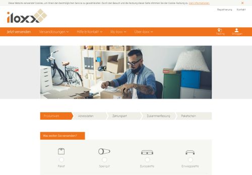 
                            5. Paketversand online starten - Versandkosten berechnen | iloxx.de