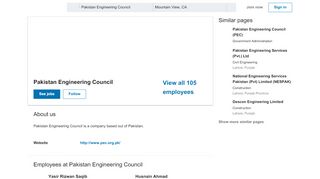 
                            6. Pakistan Engineering Council | LinkedIn