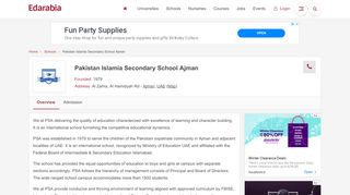 
                            10. Pakistan Islamia Secondary School Ajman (Reviews) ...