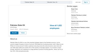 
                            4. Pakistan State Oil | LinkedIn