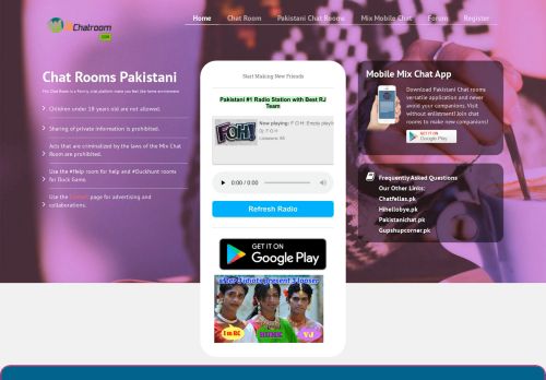 
                            4. Pakistani Chat Rooms Free Online chat room Without Registration