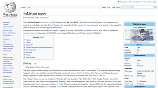 
                            10. Pakistani rupee - Wikipedia