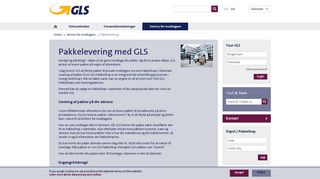 
                            8. Pakkelevering | GLS Pakkeservice