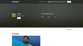 
                            13. PakPTC (pakptc)'s Playlists - Dailymotion