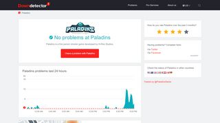 
                            7. Paladins down? Current problems and status | Downdetector