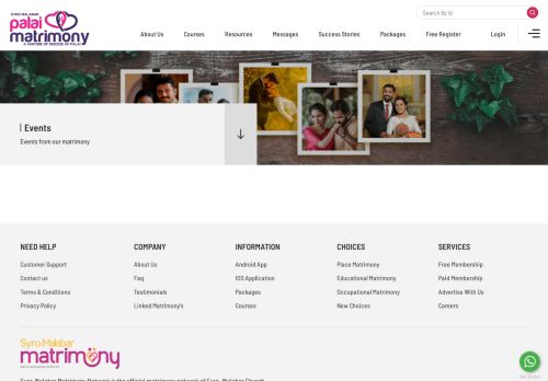 
                            8. Palai Matrimony::Matrimony portal by, Diocese of Palai-Matched ...