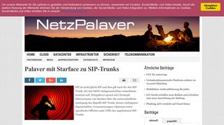 
                            8. Palaver mit Starface zu SIP-Trunks – Netzpalaver