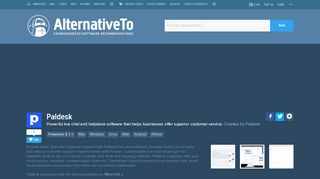
                            12. Paldesk Alternatives and Similar Software - AlternativeTo.net
