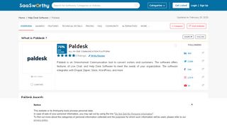 
                            9. Paldesk Features, Reviews, Pricing and Alternatives (February 2019 ...