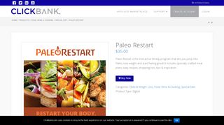 
                            4. Paleo Restart - ClickBank