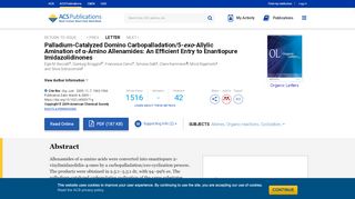 
                            10. Palladium-Catalyzed Domino Carbopalladation/5-exo-Allylic ...