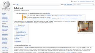 
                            6. Pallet jack - Wikipedia